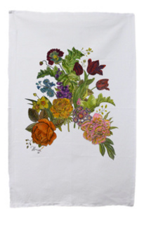 Huia Ann Art printed tea towels